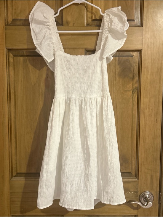 Francesca's Collections Dresses & Skirts - Francesca's Collections White Ruffle Strap Sundress